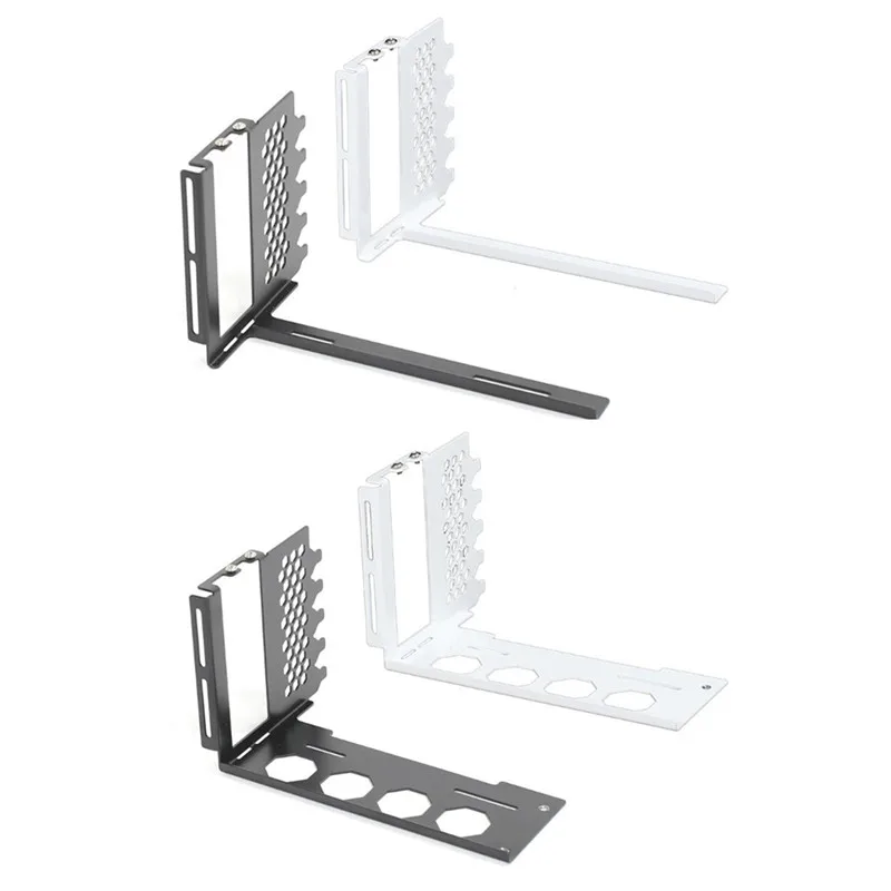 

Вертикальный кронштейн для графического процессора, держатель видеокарты, металлическая стойка для поддержки видеокарты VGA для корпуса компьютера «сделай сам»