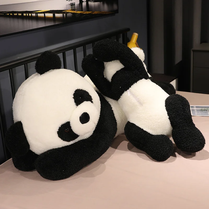 80-100cm Giant Panda Bear Plush Toys Stuffed Animal Doll Hug Pillows Cartoon Kawaii Dolls Girls Lover Birthday Gifts Home Decor