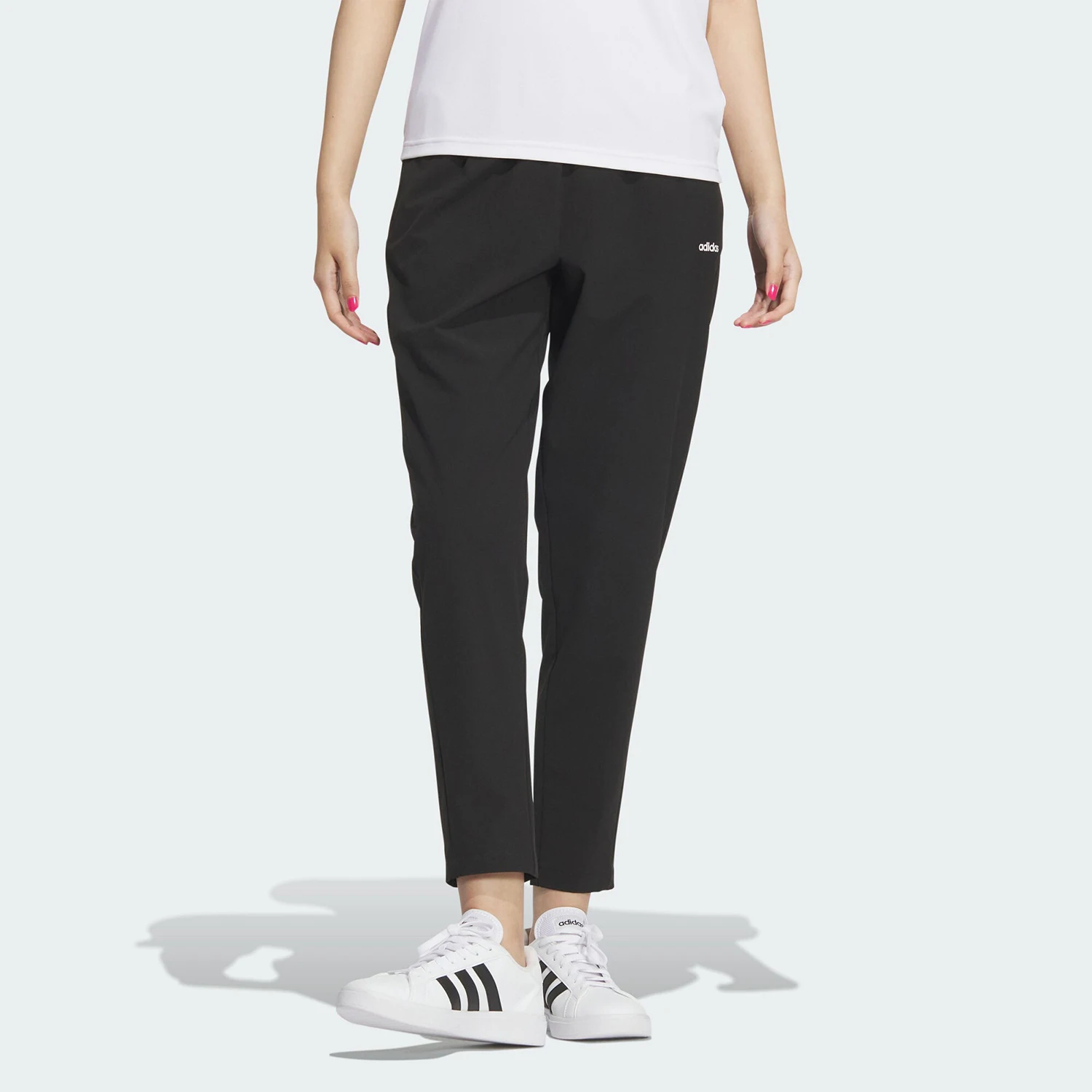 

Adidas genuine W WVN PANTS Women's Cropped Casual Pants JI6004