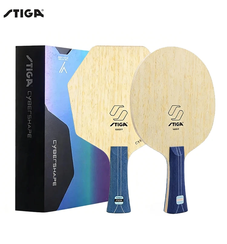 

Original STIGA Wavy Ultra Fibre Table Tennis Blade Professional Carbon Fiber Ping Pong Racket Base Plate for Advanced Players