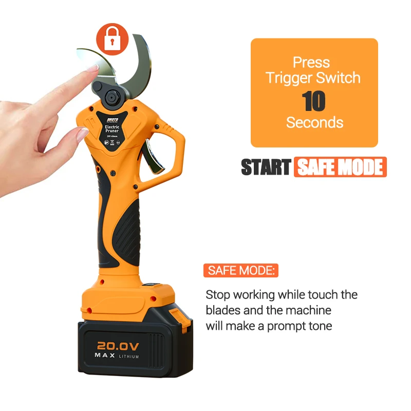 Garden Hand Pruner Scissors Profesional Cordless Battery Electric Pruning Power Shears