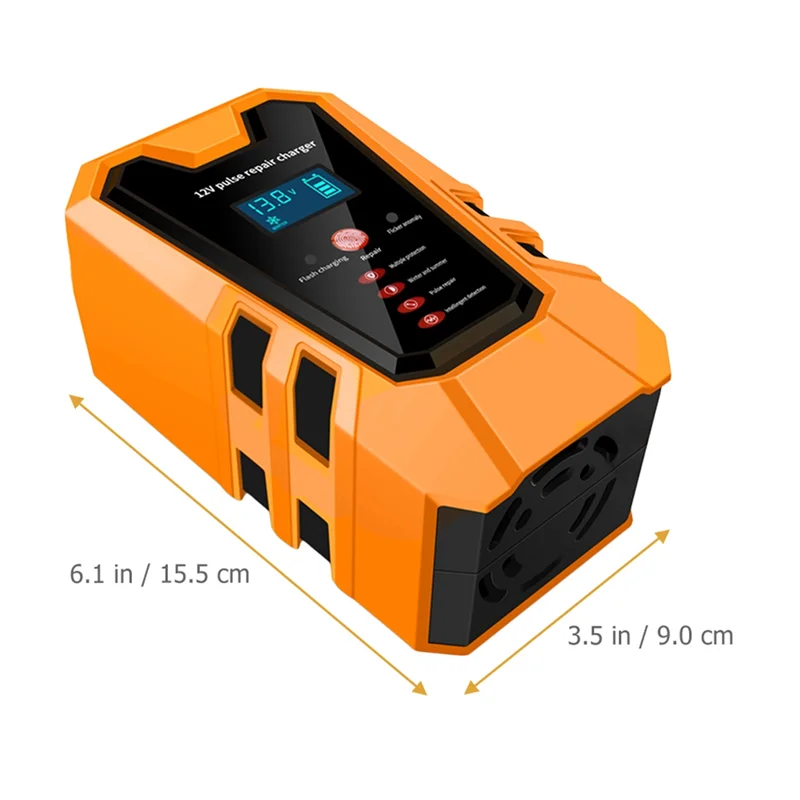 

Overcharge Protection Wide 12V6A Smart Car Motorcycle Automotive Repair Maintainer Digital Display