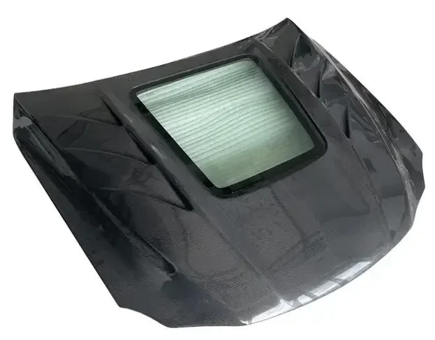  Real Carbon Fiber Transparent Bonnet For Lexus IS250 IS300 IS300C IS3540 2006-2012 Front Engine Hood Vent Cover