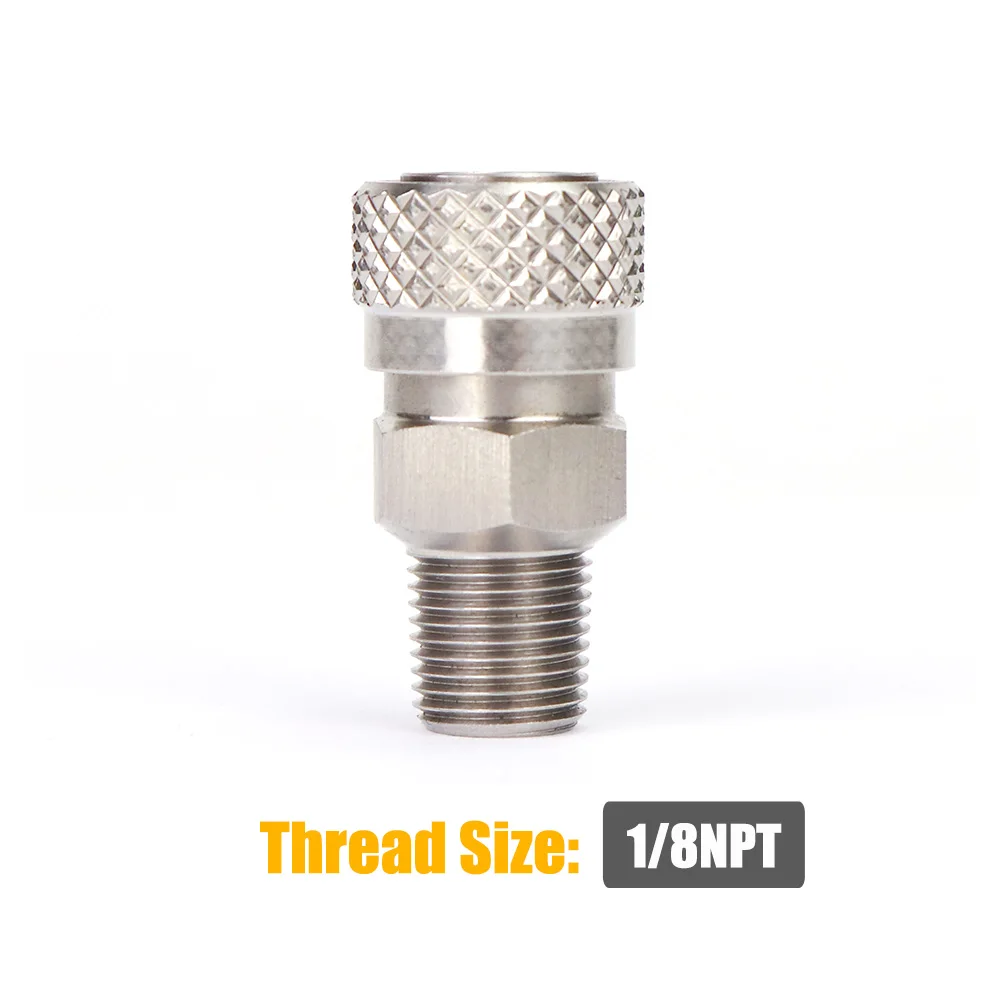 Hochdruck 8MM Foster Quick Disconnect Männlich Weiblich Adapter Füllnippel Blind Plug Gewinde 1/8NPT & 1/8BSP & M10 * 1