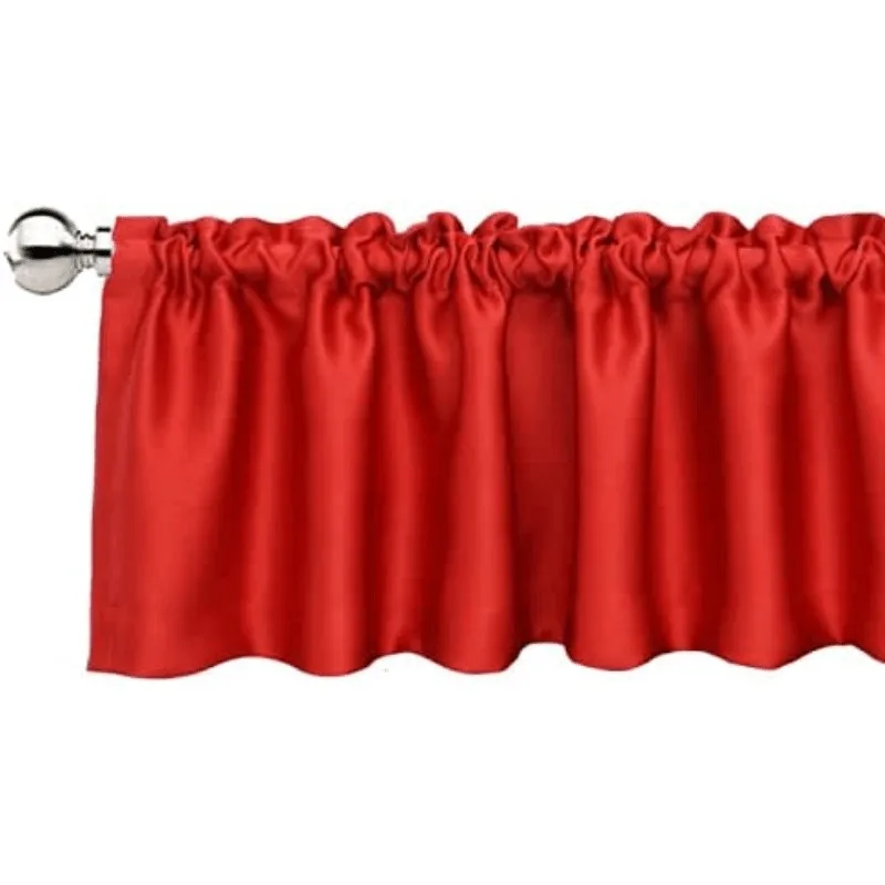 1 Piece of Flat Curtain Head Short Curtain Curtain
