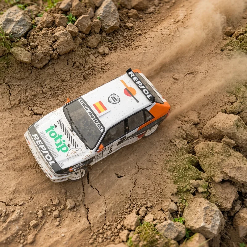 New Killerbody 1/10 2.4G 4CH Remote Control Lancia Delta Simulated Rear Drive Brushed Rc High-Speed Rally Off-Road Vehicle Model