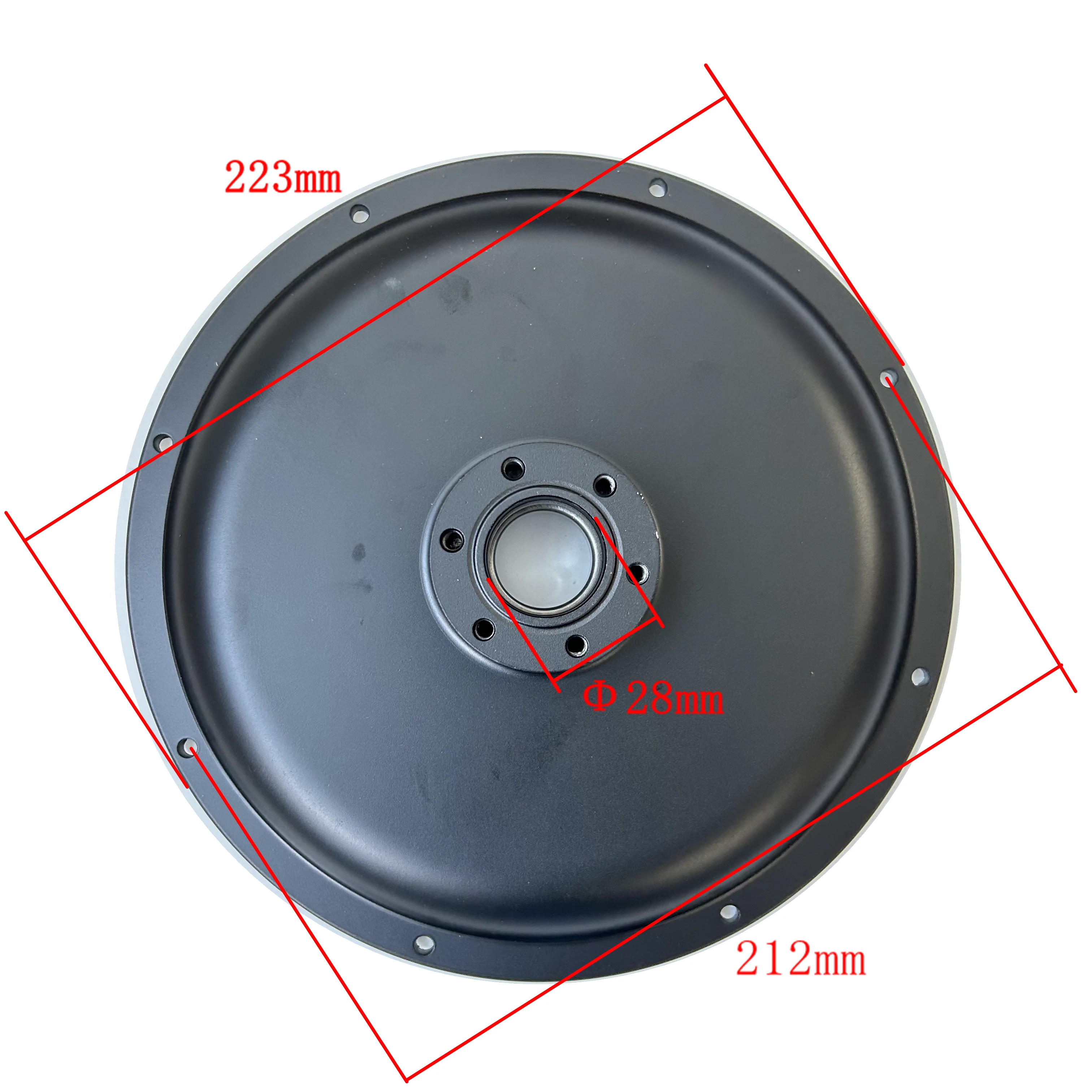 3000W FAT Gearless Hub Motor Disc Brake Cover Snow Bike Direct Drive Engine Back Side Rotor Cover Case Alloy Material