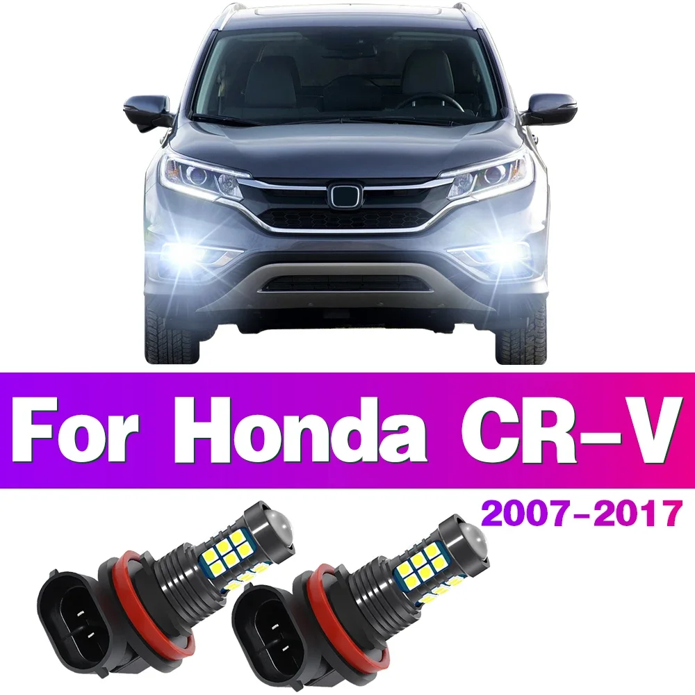 

2Pcs LED Car Front Fog Light Lamps Bulb For Honda CR-V CRV 2007 2008 2009 2010 2011 2012 2013 2014 2015 2016 2017 Auto Accessory