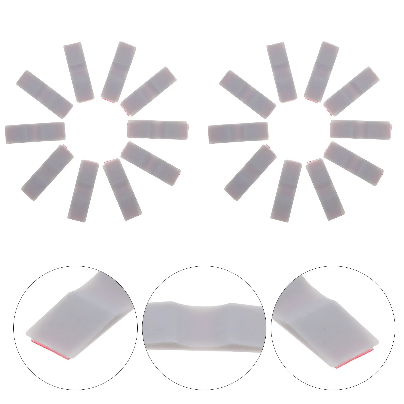 

50 шт., позиционер для верхней направляющей раздвижной двери, самоклеящийся буферный демпфер, стопор, направляющая для двери шкафа, фурнитура для раздвижного шкафа