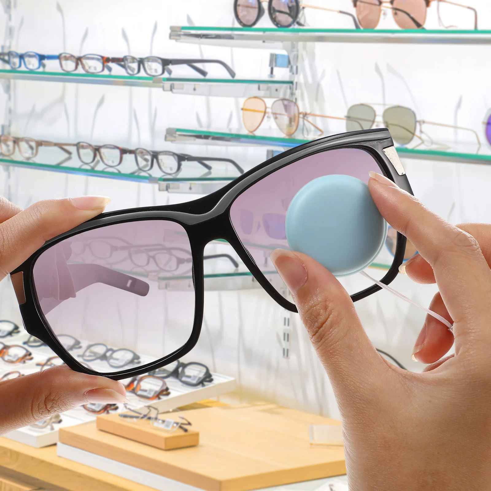 

Macaron Cleaner 4pcs Dual Sided Screen Cleaning Brush with Key Chain Lanyard for Cellphone Random Color Included