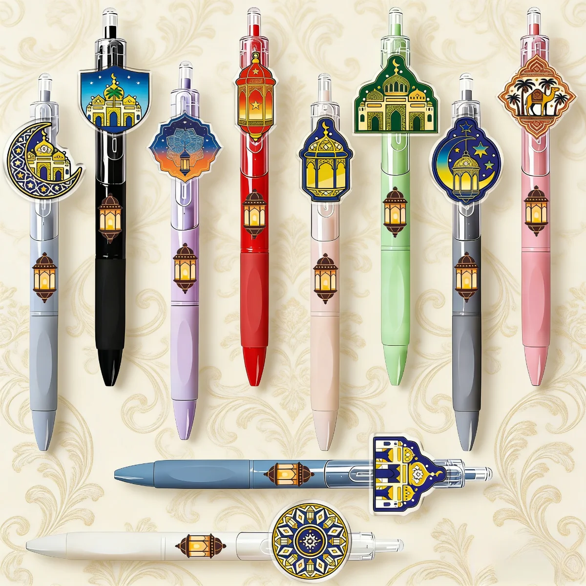 

Набор из 10/15 ручек для Ид аль-Фитр и Рамадана - гладкое письмо, быстросохнущие чернила - подарочные ручки для празднования Ид