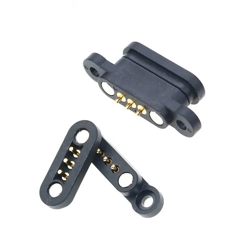 1 مجموعة بوجو دبوس الاتصال للهواتف الذكية بلوتوث السيارات الإلكترونية الطبية الذكور الإناث Pogopin الربيع دبوس شحن موصل