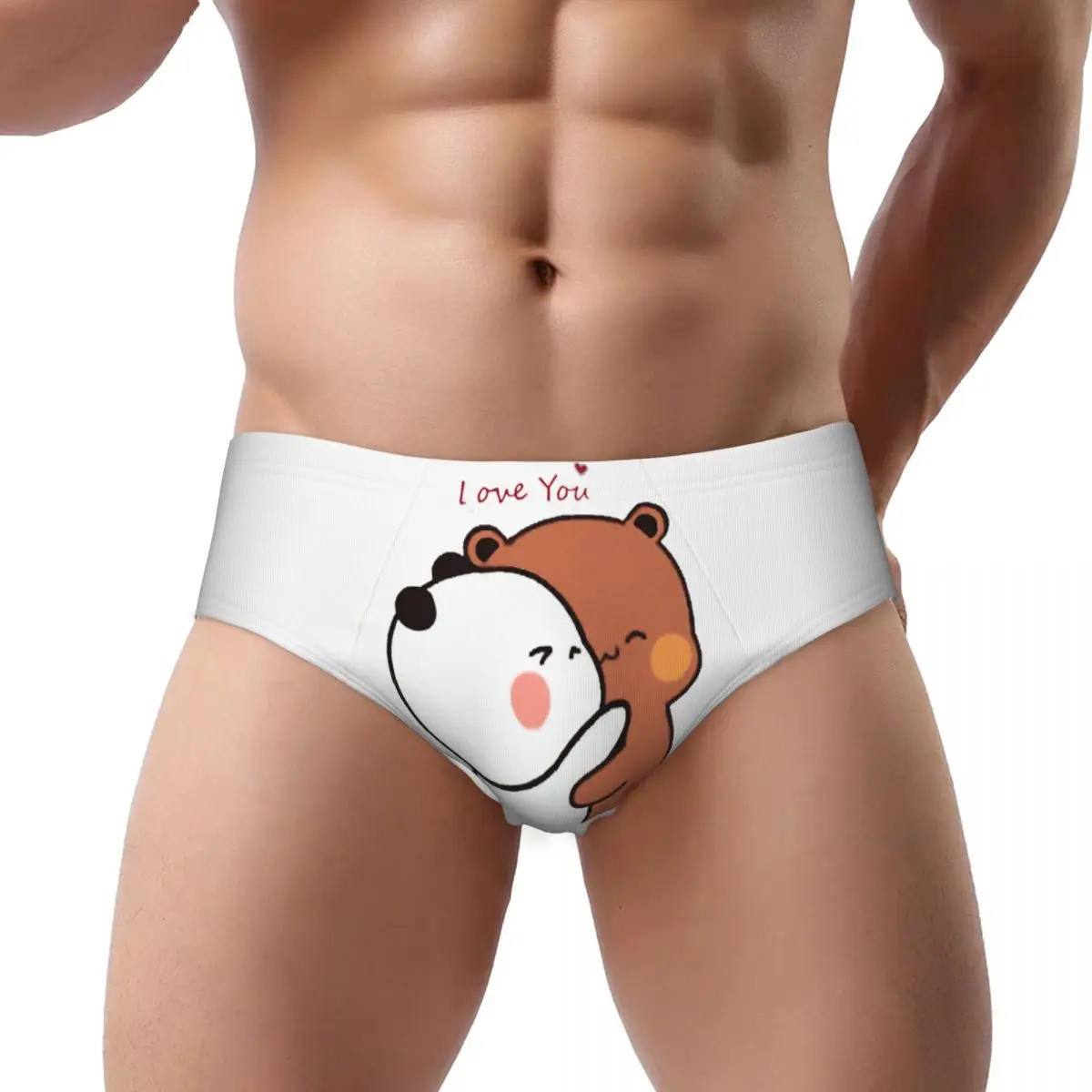 

Custom Peach And Goma Men's Briefs Panties Men Breathable Bubu Dudu Underwear Underpants