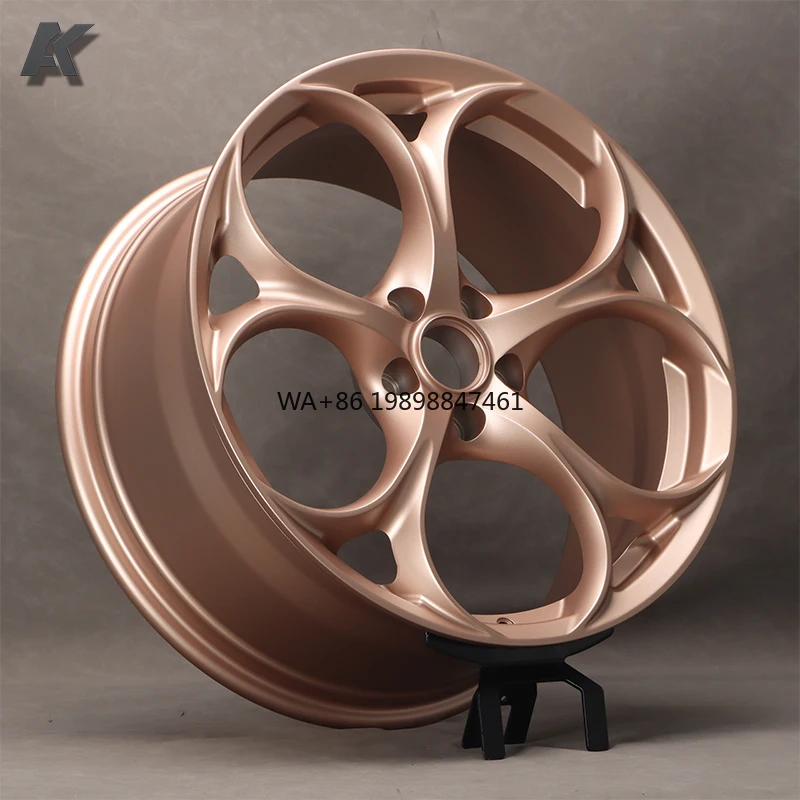 

AK Custom Four-leaf Clover Forged Aluminum Alloy Wheels 18/19/20 Inches 5x100/5x110/5x14.3 PCD Champagne Color New for