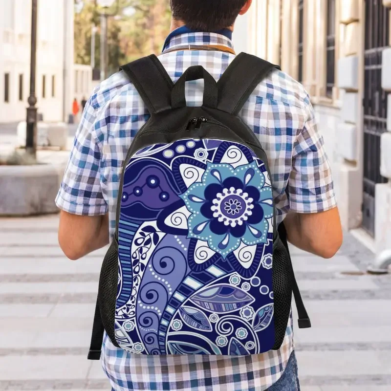 Mandala Flower Deanfun kolorowy plecak podróżny kobiety mężczyźni szkolny laptop Bookbag Deanfun kolorowe torby na co dzień dla studentów