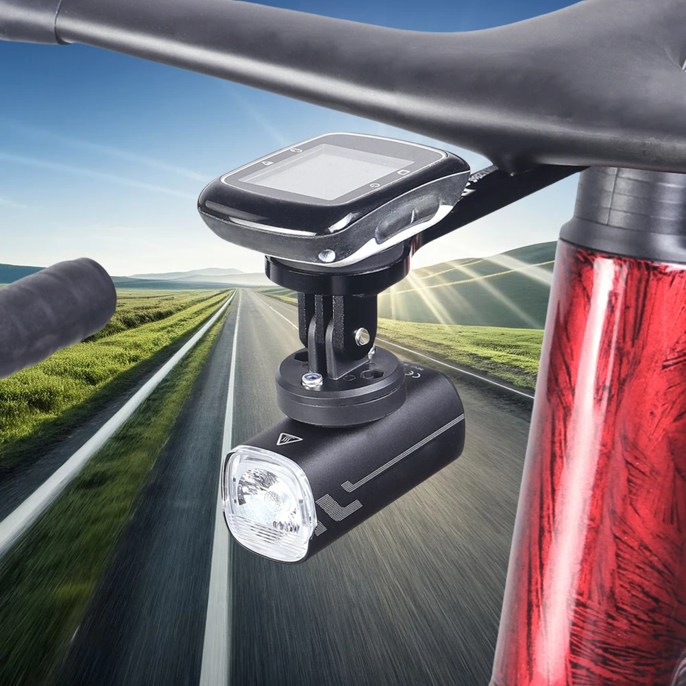Bike Computer Mount Multifunctional Bicycle Camera Adaptor Mount Bike Computer Fixing Base for Garmin/XOSS/Magene/BlackBird/iGS