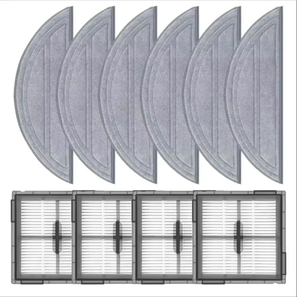 10pcs For Roborock Q10 S5 / Q10 S5+ / Q10 VF / Q10 VF+ / Q10V / Q10V+ Vacuum Cleaner Replacement Parts Kit ABS Nylon