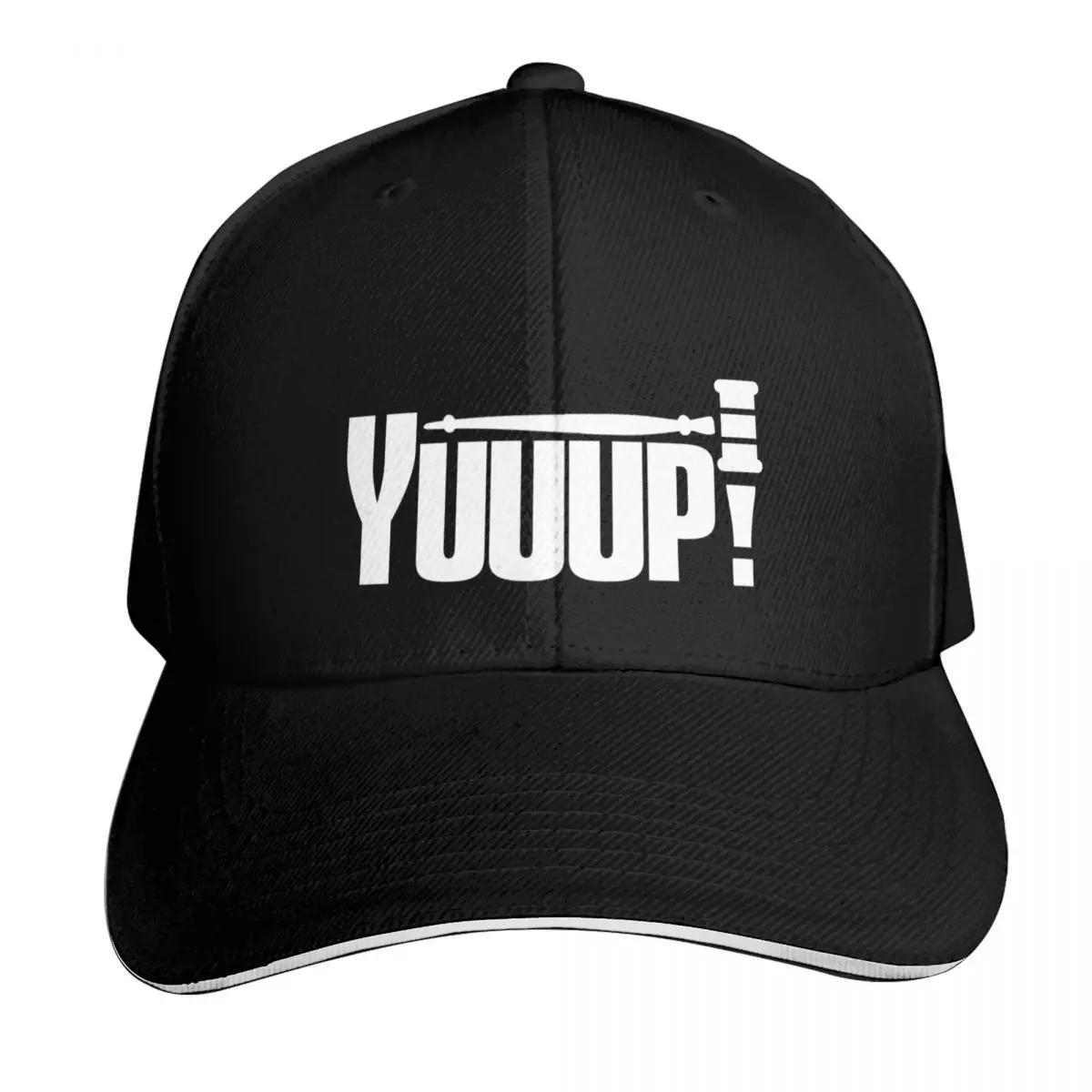 Yuuup! popular auctioneer storage saying with auction hammer Baseball Cap Men Women Casual Summer Sport Sun Cap