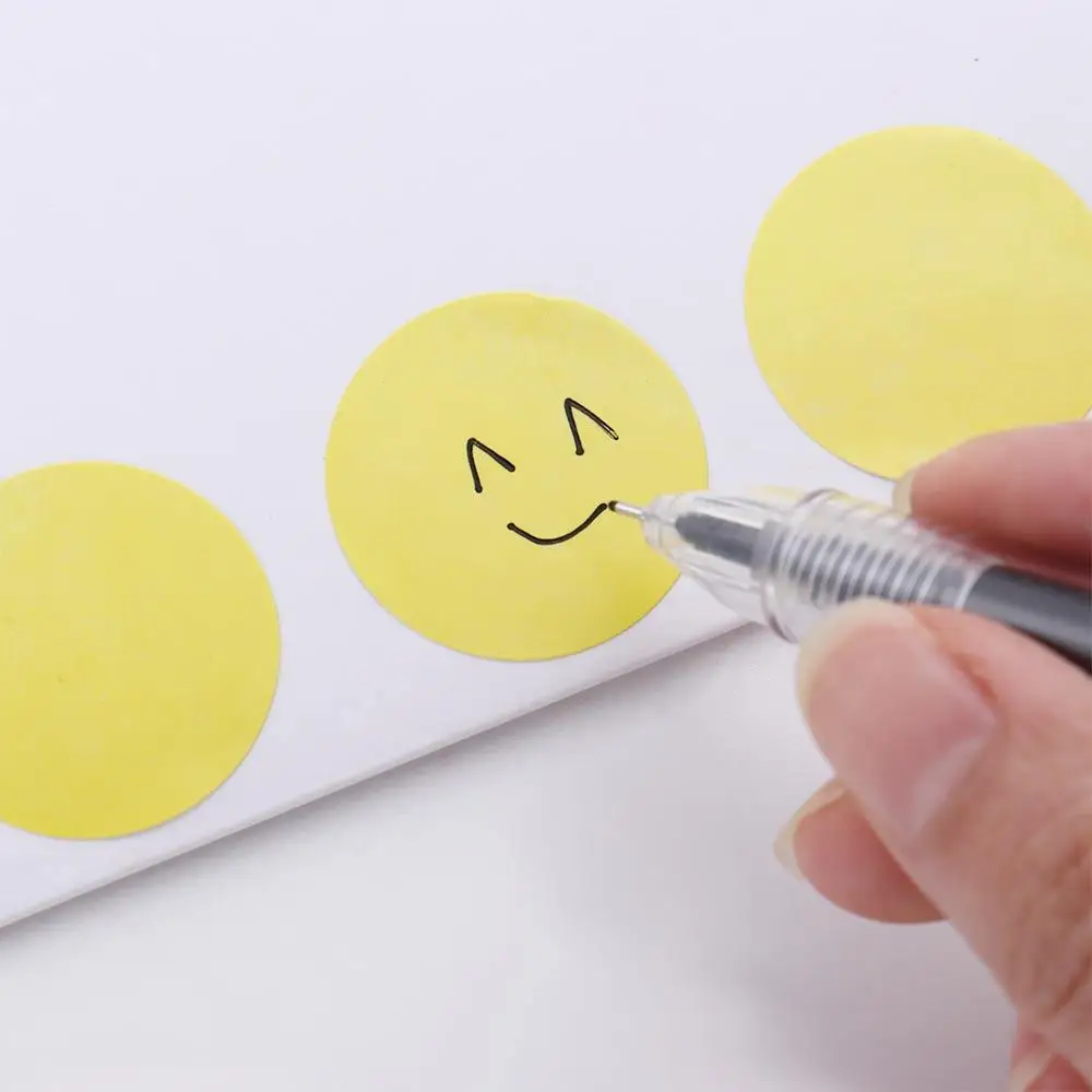

Children's Easy to paste DIY Non-toxic Multicolor 500PCS Mark Label Sticker Paper roll