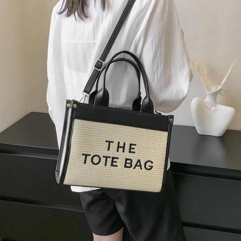 Large Capacity Fashion Women\'s Handbag Luxury Desinger Crossbody Casual Tote Bag High Quality Letter PU Leather Shoulder Bags