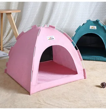 Foldable Four-Season Pet Tent Bed 12