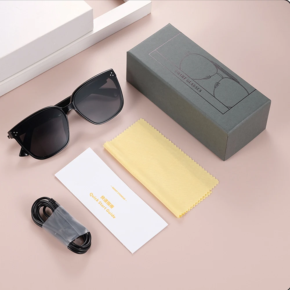 

MZ07 Smart Glasses UV Protection Lightweight Sunglasses Music Control Waterproof Outdoor Sports Smart Wearable Headset