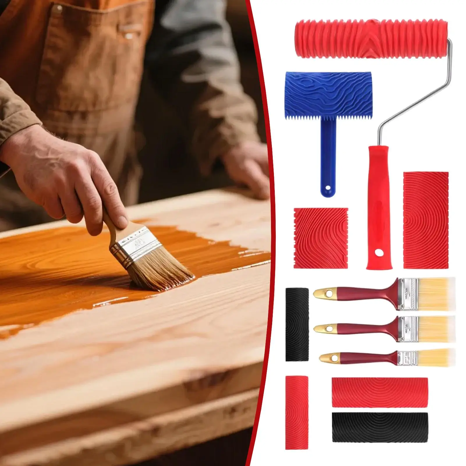 set-di-11-rulli-per-pittura-con-manico-strumento-per-creare-texture-realistiche-in-gomma-per-decorazione-di-casa-stanze-e-mobili