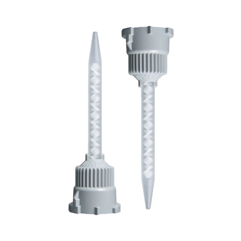 

SULZER MIXPAC Статический миксер для клея MBH 3.0-12S Серый B Серия 12 элементов Пластиковый дозирующий насадки для смешивания эпоксидного клея Трубка для смешивания