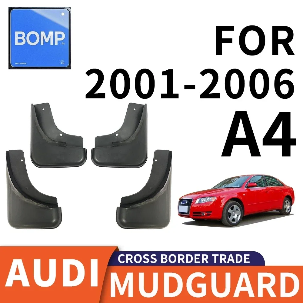 

Fit For Audi A4 8E B6 Sedan 2001 2002 2003 2004 2005 2006 Car Mud Flaps Mudflaps Splash Guards Mudguards Accessories