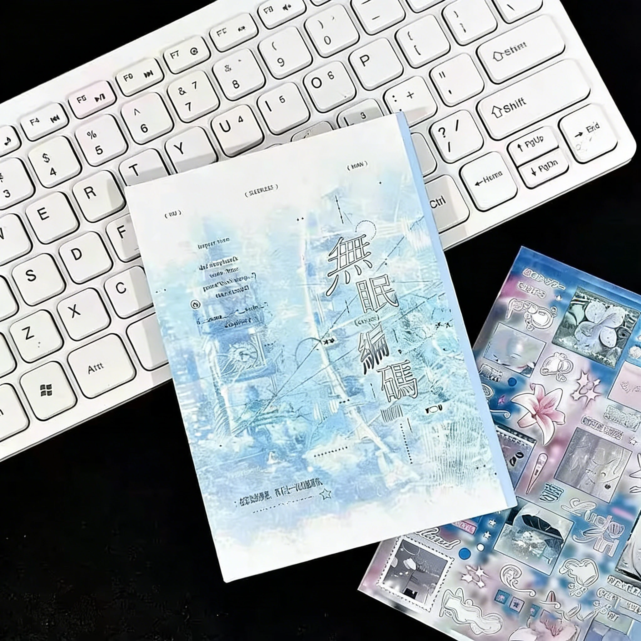 

Ins Feng Wumian Coding Sticker Book Is A Huge Thick Girly Heart Student Diy Decoration Scenery Material Gift Recommendation