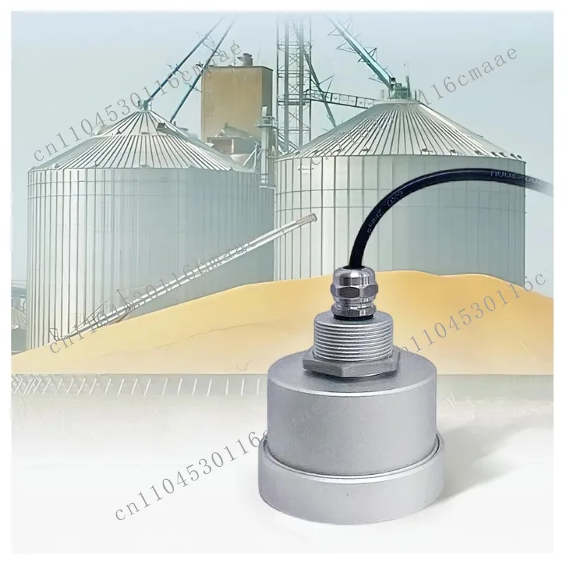 Ultra-compact 80GHz millimeter-wave radar level sensor for grain warehouses, non-contact, dustproof level sensor