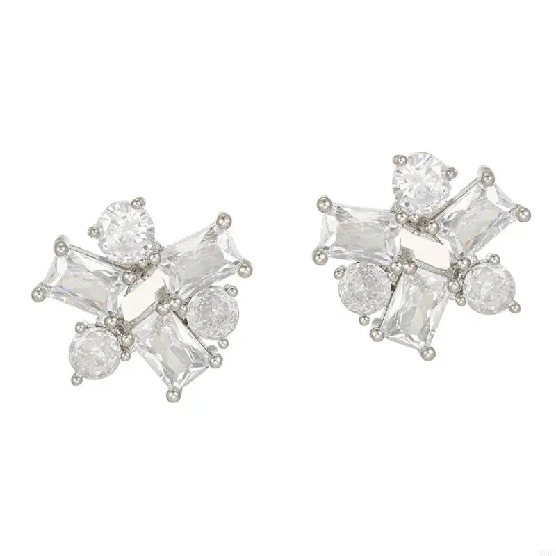 Glimmering Fashion Geometric Designs Earphone Accessory Sweatproof Universal for Freeclip1/2 Commuting and Leisures 83CF