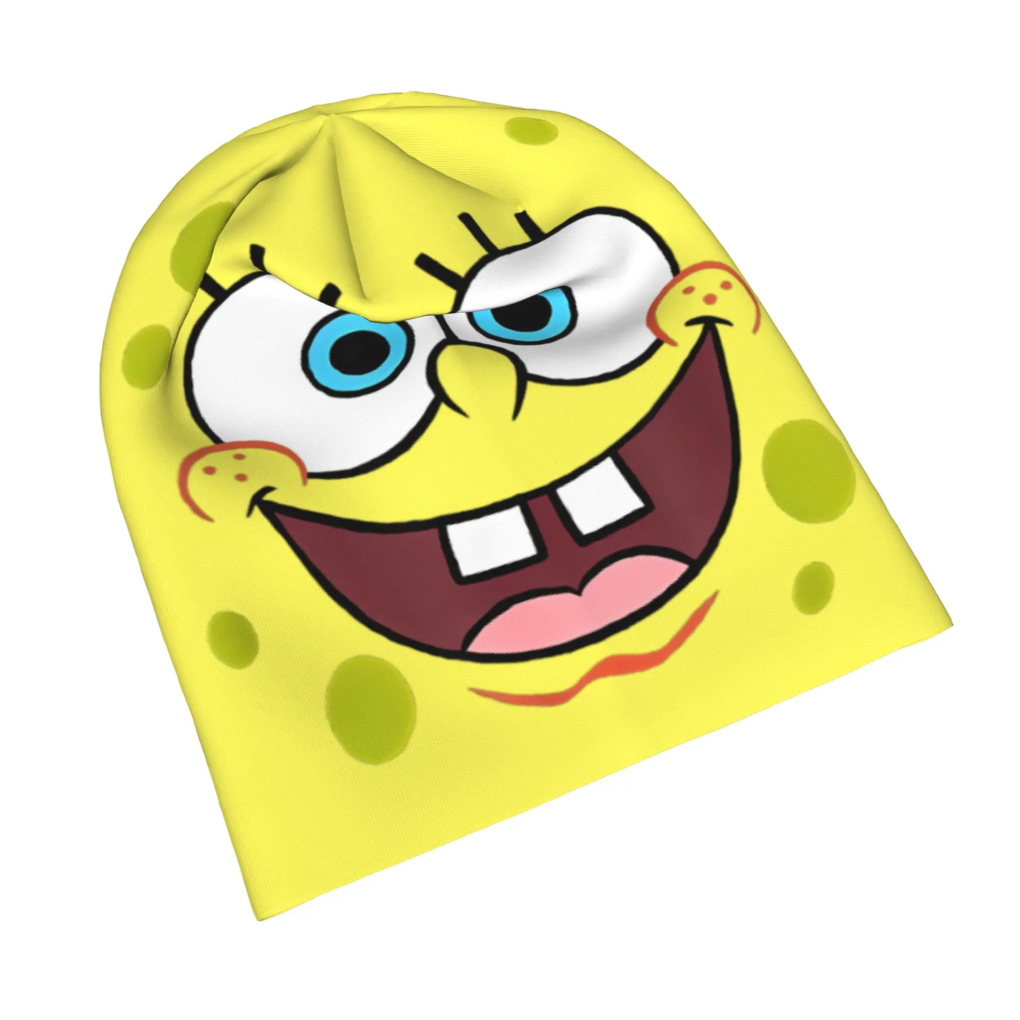 Spongebobed SquarePants Cap  Vintage Unisex Outdoor Skullies Beanies Hat Summer Warm Multifunction Bonnet Knitting Hats