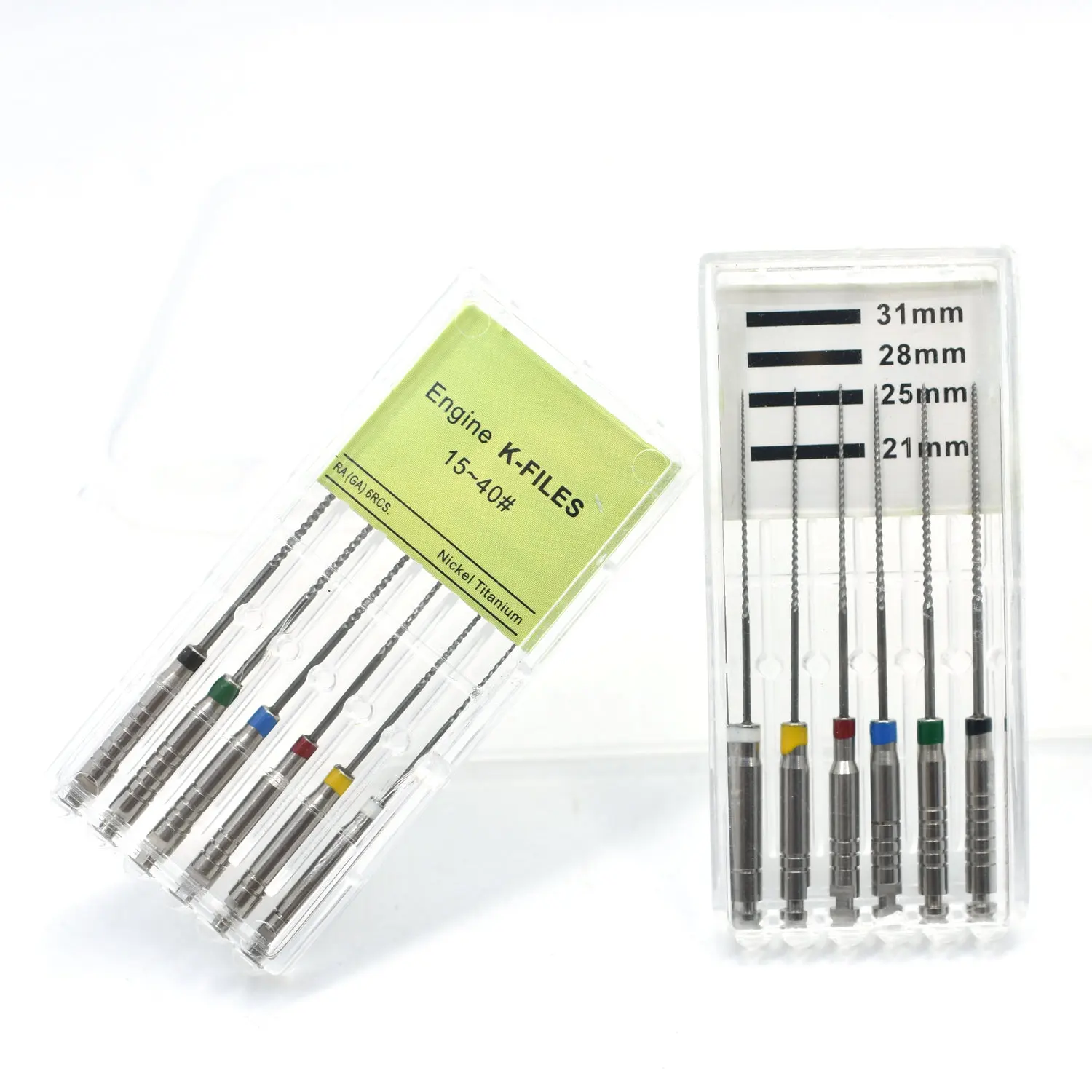 Dental K-FILE NiTi Endo Root Canal Engine Files Endodontic Instruments Dentist Tool 21mm 25mm