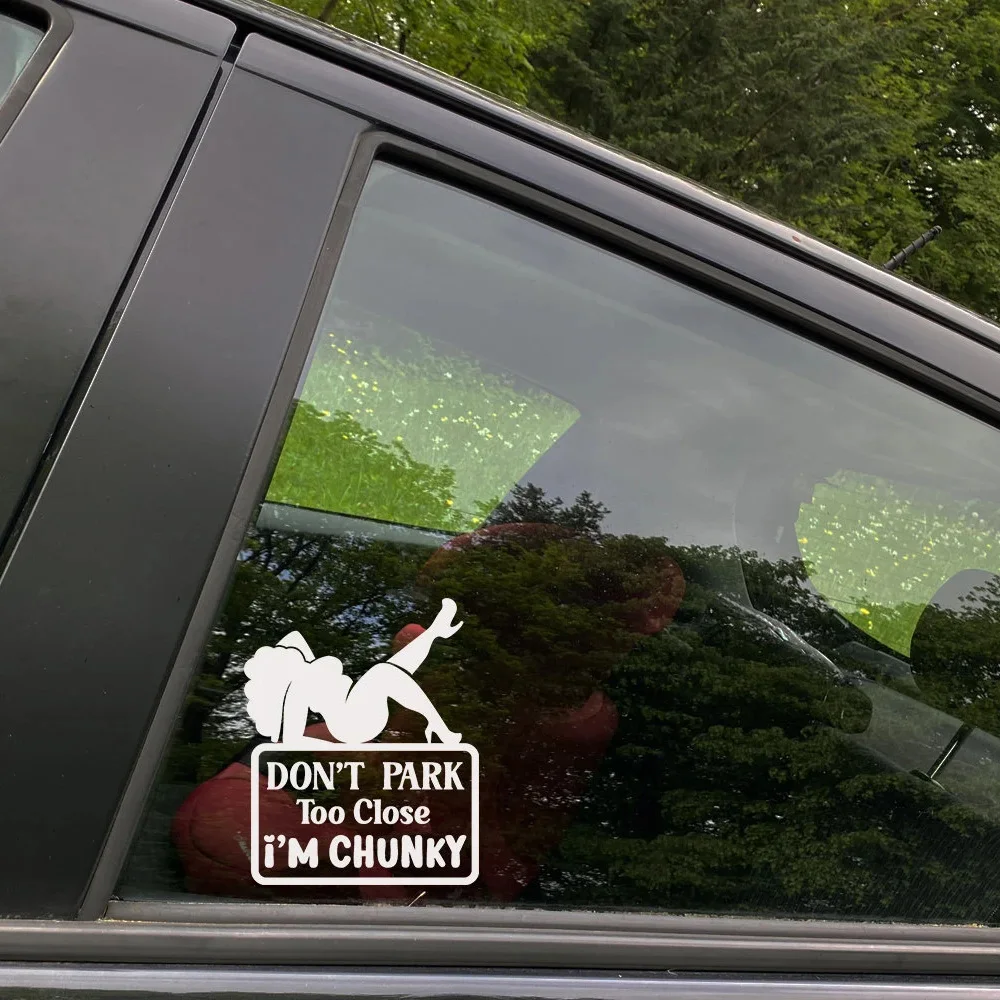 ملصقات سيارات مضحكة لا تكن قريبة جدًا، شارات ممتصة للصدمات لنوافذ مكتنزة، ملحقات ديكور من الفينيل مقاومة للماء