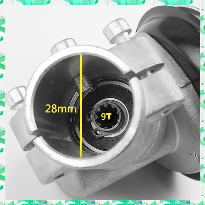 

FIZP 28Mm 9 Teeth Trimmer Gearbox Gearhead Brushcutter Grass Trimmer Replace Gear Head Lawn Mower Accessories Gardening Tools