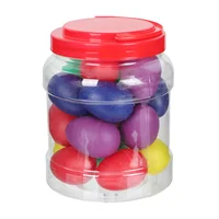 20 piezas agitadores de huevos musicales, instrumento de percusión educativo temprano Premium para niños, desarrolla la capacidad musical, coordinación mano-ojo