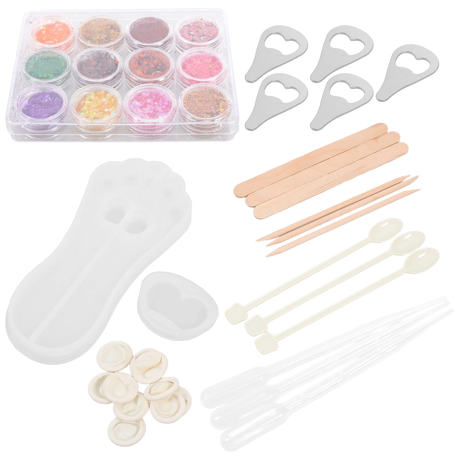 

41 шт., форма для открывания бутылок, силиконовая смола, инструмент для литья, ремесленный инструмент для Diy Kitten Paw, эпоксидная форма, кухонный бар, аксессуар