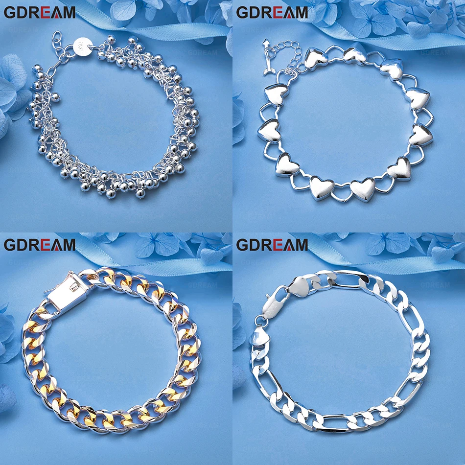 

GDREAM 925 Sterling Silver Cartilage Snake Necklace Bracelet Women'S Charm Fashion Anniversary Gift