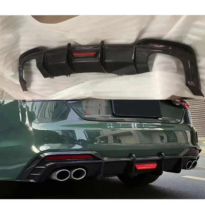 

Factory Car A5 S5 KB Style Carbon Fiber Rear Bumper Diffuser S Line RS5 Style Rear Diffuser Lip for A5 S5 B9.5 2020-2024