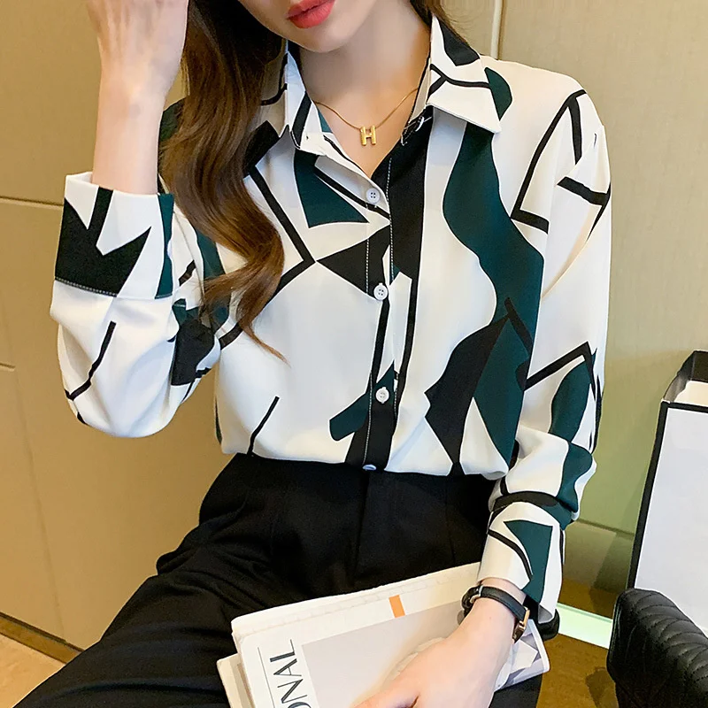 Camisas E Blusas Long Sleeve Shirts Tops Summer Office Elegant Blouses Women Chemisier Femmes Chic Streetwear Y2K Clothes