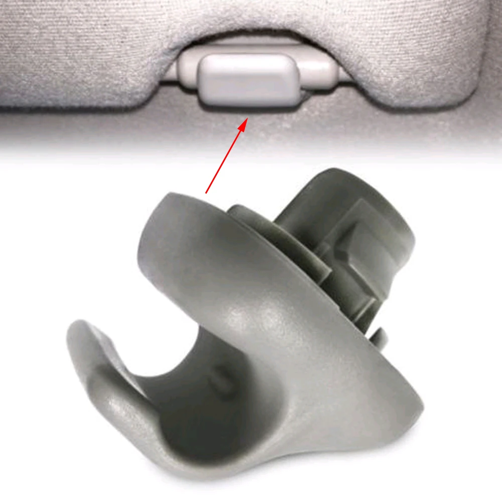 

1Pc Car Sun Visor Clips Hanger Hook Clip Bracket Grey Buckle Clips Buckle Interior Replacement Parts Car Accessories for Honda