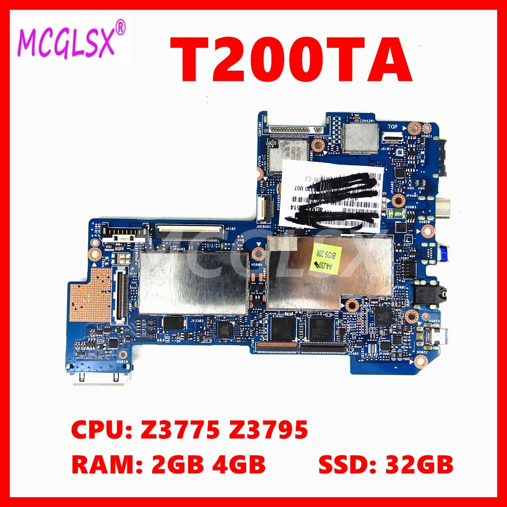 

T200TA с процессором Z3775 / Z3795 2 ГБ/4 ГБ ОЗУ 32 ГБ-SSD Φ T200TAC T200TA T200T Laotop материнская плата протестирована ОК