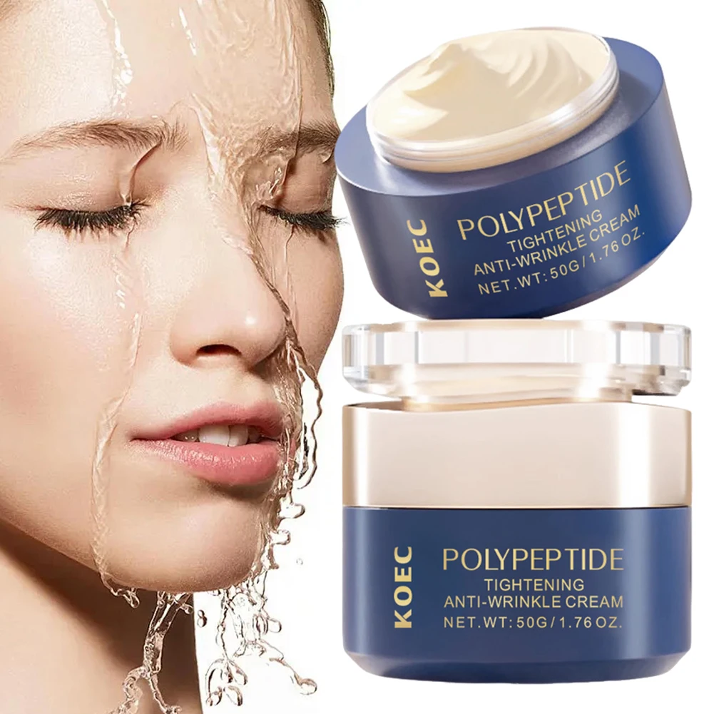 

50g Wrinkle Removal Creams,Peptide Firming Anti Wrinkle Creams Moisturizing Refining Pore Firming Lotion For Face Neck