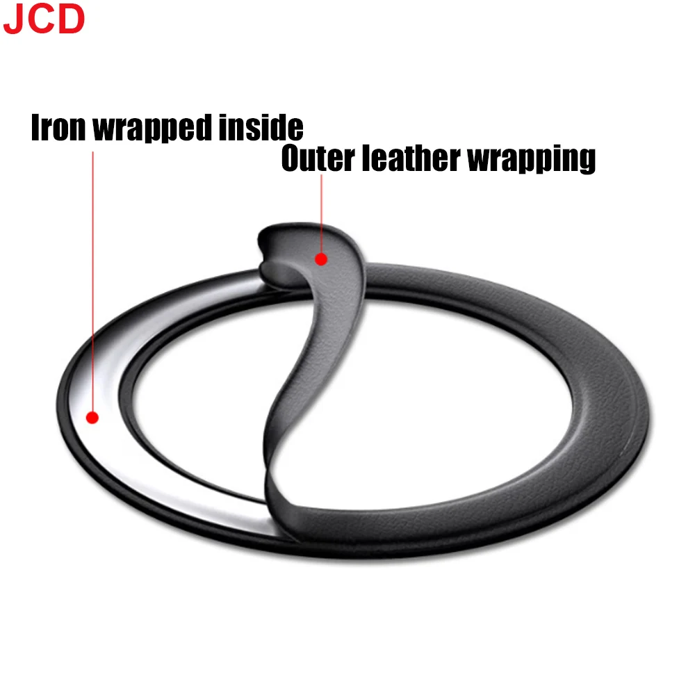 Uniwersalny magnetyczny uchwyt do telefonu z pierścieniem ładującym MagSafe, skórzany pokrowiec z funkcją bezprzewodowego ładowania, element magnetyczny.