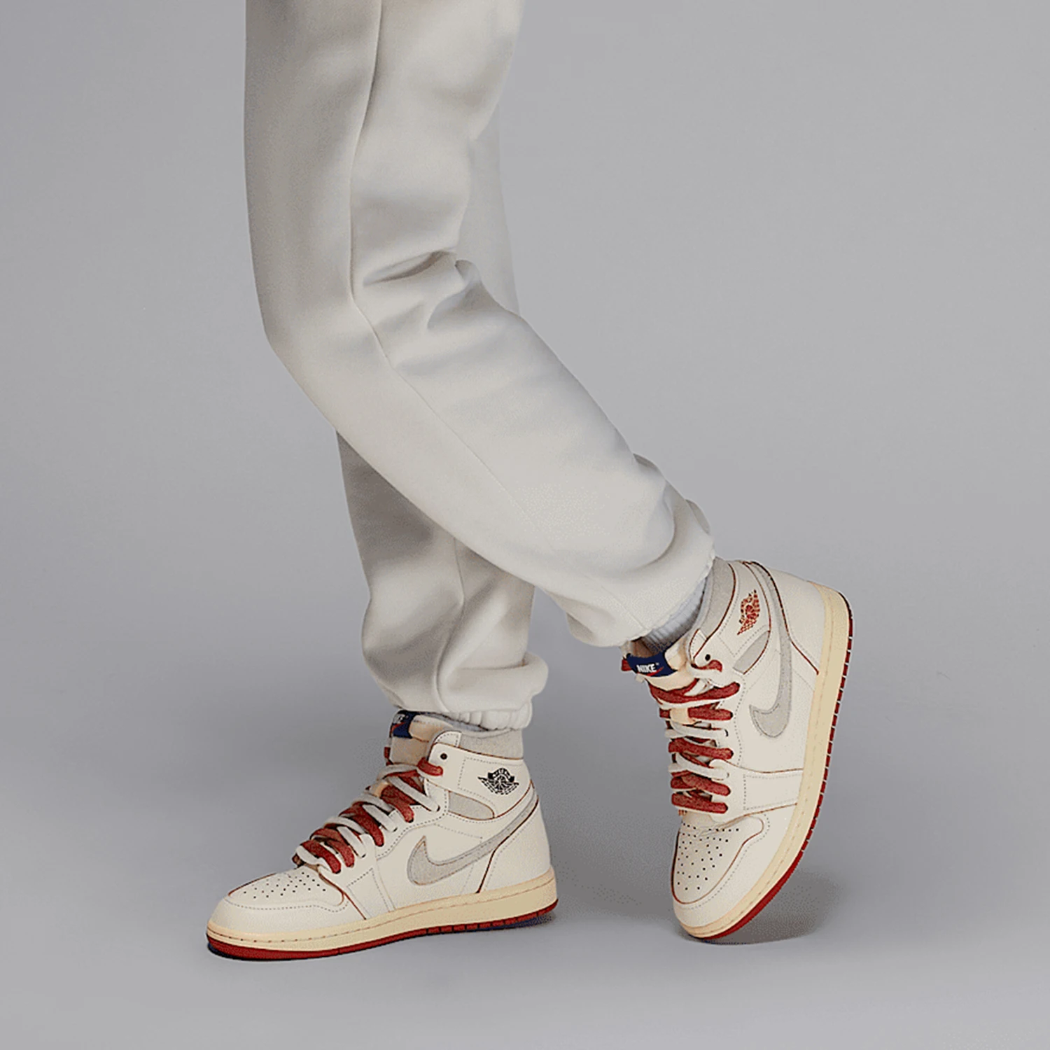 

Nike genuine 2025 JORDAN men's and women's lace up classic non slip board shoes DB4612-100