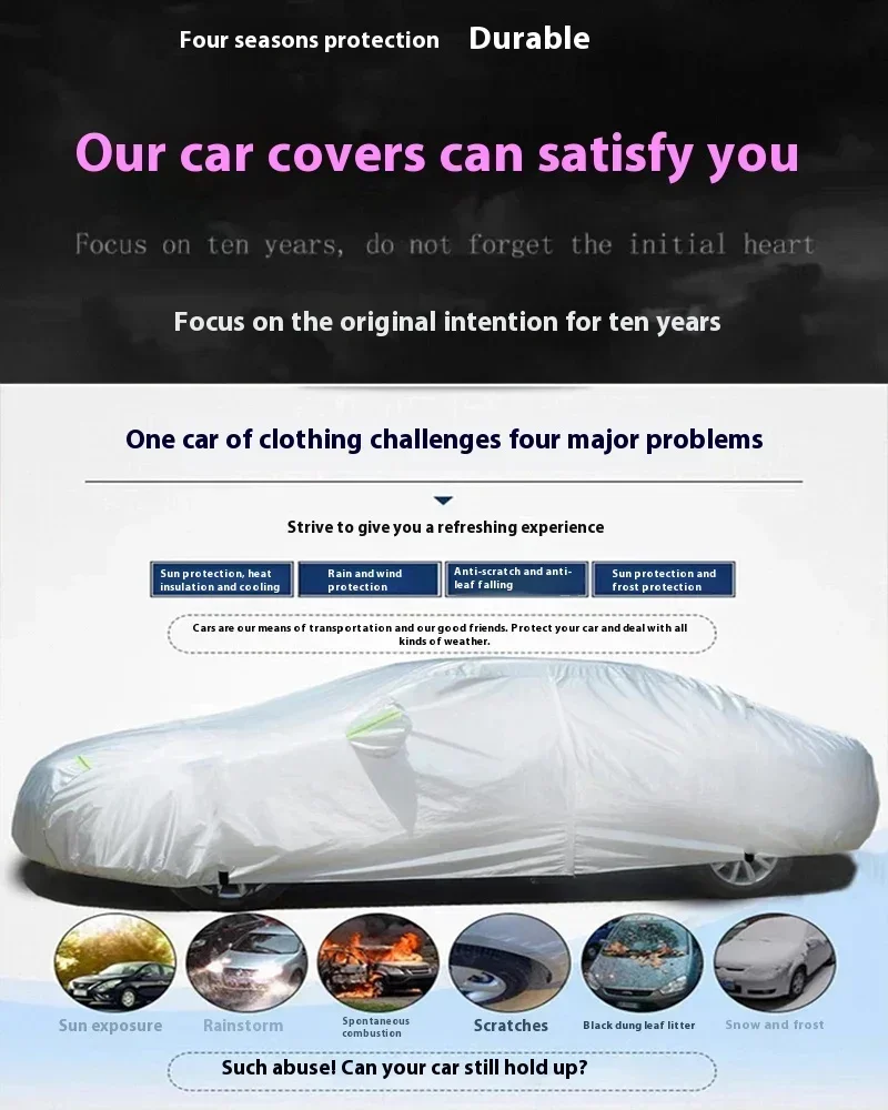 For Audi s6 01-25 Outdoor Protection Full Car Covers Snow Cover Sunshade Waterproof Dustproof Exterior Car cover protection