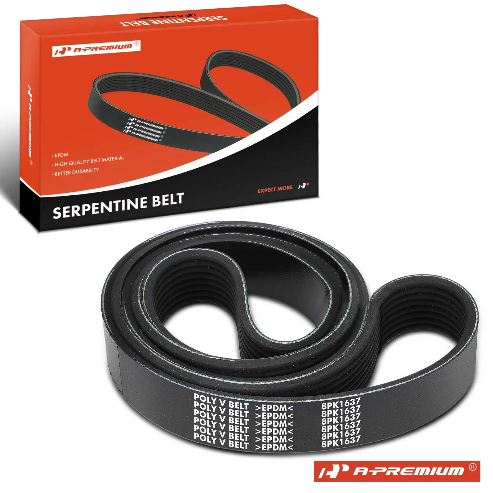 A-Premium 64.44" Serpentine Belt for Mazda Millenia 1995 1996 1997 1998 1999 2000 2001 2002