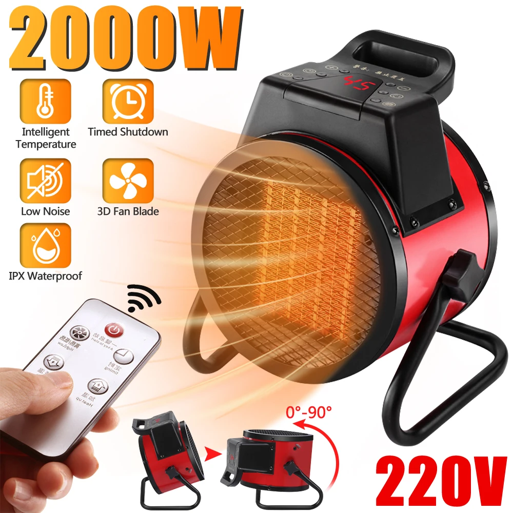 

Portable space heater for indoor use,2000W mini heater,personal heater fan,Fast Heating Ceramic Room Small Heater with Heating