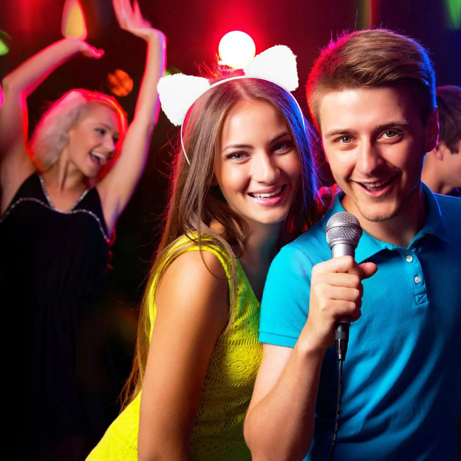 

Cat Ears Hairband for Face Wash Skincare Routine Facial Cleansing Headband Women Spa Makeup Use Soft Gentle Material Fit